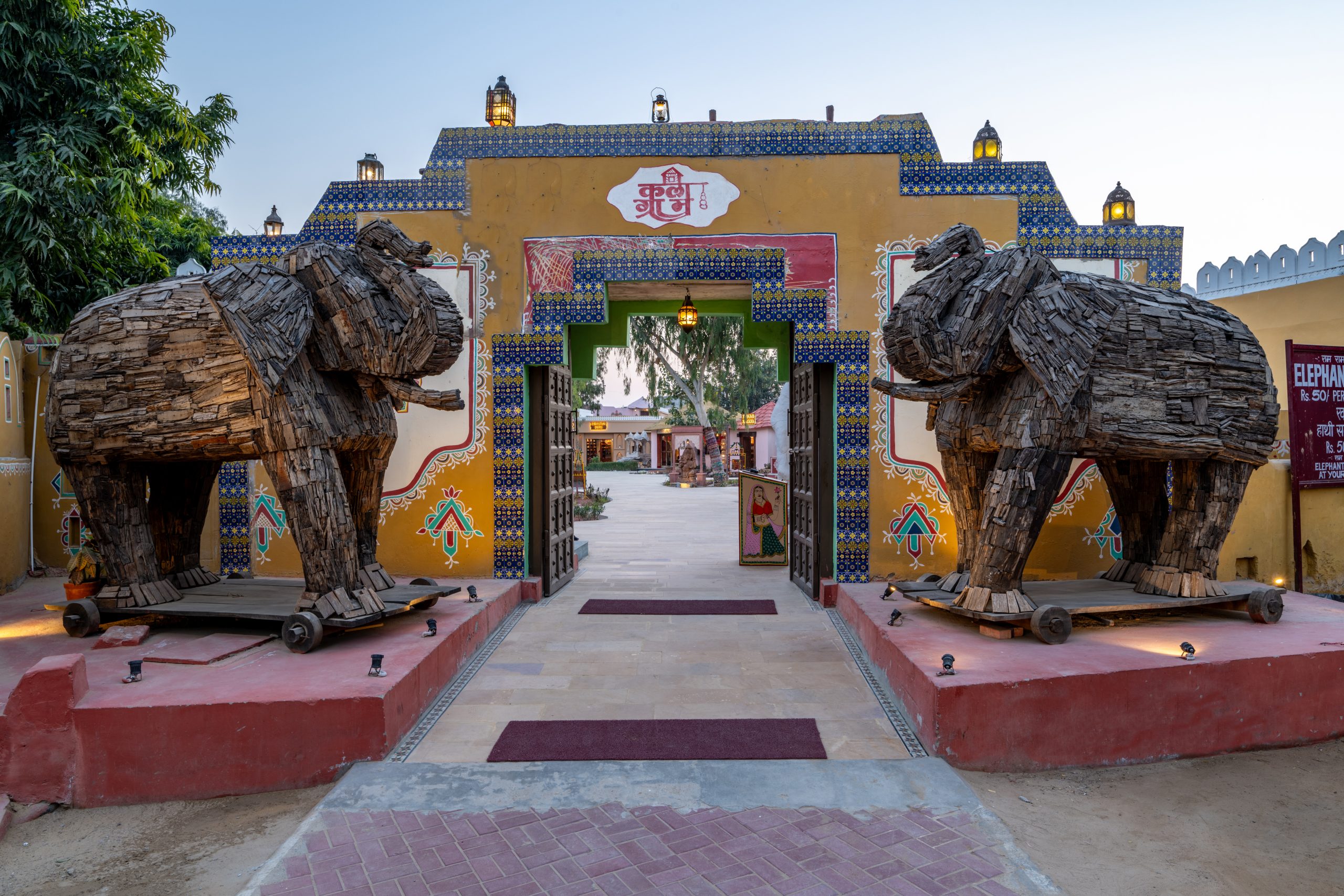 Chokhi Dhani Kalagram Jaipur market
