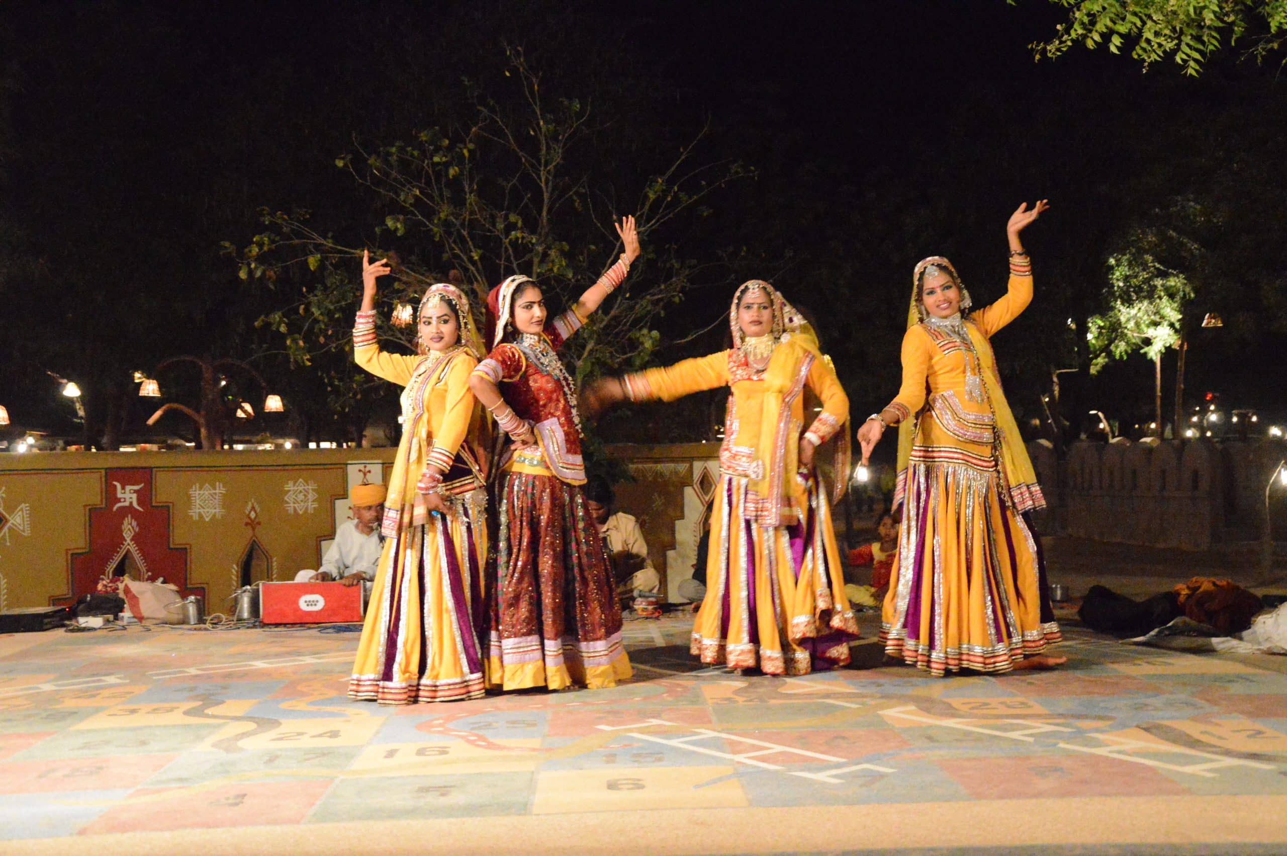 Folk Dance & Music Show at Chokhi Dhani Village